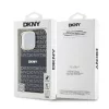 DKNY PC/TPU Repeat Pattern Tonal Stripe Magsafe tok, iPhone 16 Pro Max - fekete