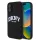 DKNY Liquid Silicone Arch Logo MagSafe tok, iPhone 16 - fekete