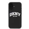 DKNY Liquid Silicone Arch Logo MagSafe tok, iPhone 16 - fekete