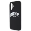 DKNY Liquid Silicone Arch Logo MagSafe tok, iPhone 16 - fekete
