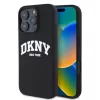 DKNY Liquid Silicone Arch Logo MagSafe tok, iPhone 16 Pro - fekete