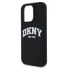 DKNY Liquid Silicone Arch Logo MagSafe tok, iPhone 16 Pro - fekete