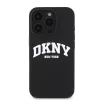 DKNY Liquid Silicone Arch Logo MagSafe tok, iPhone 16 Pro Max - fekete