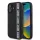 DKNY 3D Rubber Repeat Logo Line tok, iPhone 16 - fekete