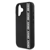 DKNY 3D Rubber Repeat Logo Line tok, iPhone 16 - fekete
