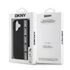 DKNY 3D Rubber Repeat Logo Line tok, iPhone 16 - fekete