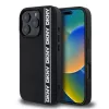 DKNY 3D Rubber Repeat Logo Line tok, iPhone 16 Pro Max - fekete
