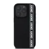 DKNY 3D Rubber Repeat Logo Line tok, iPhone 16 Pro Max - fekete