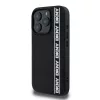 DKNY 3D Rubber Repeat Logo Line tok, iPhone 16 Pro Max - fekete