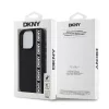 DKNY 3D Rubber Repeat Logo Line tok, iPhone 16 Pro Max - fekete