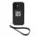 DKNY PU Leather Stack Logo Wrist Strap tok, iPhone 16 - fekete
