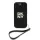DKNY PU Leather Stack Logo Wrist Strap tok, iPhone 16 Pro - fekete