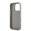 DKNY PU Leather Repeat Pattern Tonal Stripe tok, iPhone 16 Pro Max - bézs