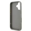 DKNY PU Leather Quilted Stack Logo tok, iPhone 16 Plus - szürke