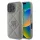 DKNY PU Leather Quilted Stack Logo tok, iPhone 16 Pro Max - szürke