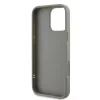 DKNY PU Leather Quilted Stack Logo tok, iPhone 16 Pro Max - szürke