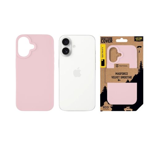 Tactical MagForce Velvet Smoothie tok, Apple iPhone 16 - rózsaszín Panther