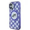 Karl Lagerfeld IML Monogram K&CH Heads MagSafe iPhone 16 tok – lila