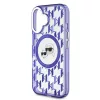 Karl Lagerfeld IML Monogram K&CH Heads MagSafe iPhone 16 tok – lila