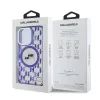 Karl Lagerfeld IML Monogram K&CH Heads MagSafe iPhone 16 Pro Max tok – lila