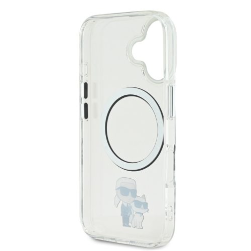 Karl Lagerfeld IML Karl and Choupette MagSafe tok, iPhone 16 Transparent