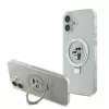 Karl Lagerfeld Ringstand Karl and Choupette MagSafe tok, iPhone 16 Plus - fehér