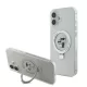 Karl Lagerfeld Ringstand Karl and Choupette MagSafe tok, iPhone 16 - fehér