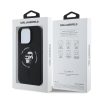 Karl Lagerfeld Liquid Silicone Karl and Choupette MagSafe tok, iPhone 16 Pro - fekete