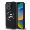 Karl Lagerfeld Liquid Silicone K&CH Heads MagSafe tok, iPhone 16 Pro Max - fekete