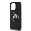 Karl Lagerfeld Liquid Silicone K&CH Heads MagSafe tok, iPhone 16 Pro Max - fekete