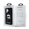 Karl Lagerfeld 3D Rubber Ikonik iPhone 16 tok – fekete