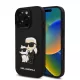 Karl Lagerfeld PU Saffiano Karl and Choupette tok, iPhone 16 Pro Max - fekete