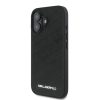 Karl Lagerfeld PU Quilted Pattern iPhone 16 tok – fekete