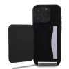 Karl Lagerfeld Saffiano Crossbody Popruh Karl And Choupette tok, iPhone 16 Pro Max - fekete -