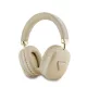 Guess Saffiano PU Leather Triangle Logo Wireless Headphone Gold - arany