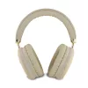 Guess Saffiano PU Leather Triangle Logo Wireless Headphone Gold - arany