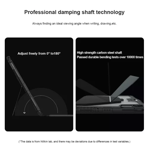 Nillkin Bumper Link Keyboard (Backlit Version) tok – Apple iPad Pro 13 (2024/25) – fekete