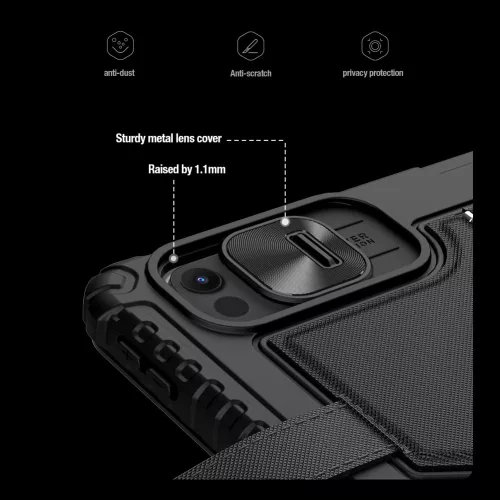 Nillkin Bumper GO Keyboard Case (Backlit Version) pro iPad Pro 13 2024 Black
