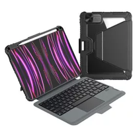  Nillkin Bumper Link Keyboard (Backlit Version) tok – Apple iPad Pro 11 (2024/25) – fekete