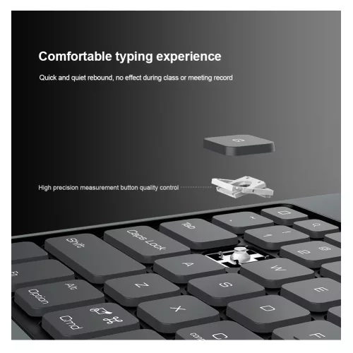 Nillkin Bumper Link Keyboard (Backlit Version) tok – Apple iPad Pro 11 (2024/25) – fekete