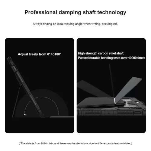 Nillkin Bumper Link Keyboard (Backlit Version) tok – Apple iPad Pro 11 (2024/25) – fekete