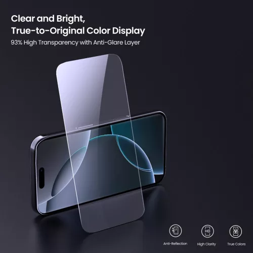 Nillkin H+ PRO 2.5D üvegfólia Apple iPhone 16 Pro készülékhez (applikátorral)