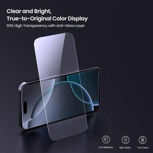 Nillkin H+ PRO 2.5D üvegfólia Apple iPhone 16 Pro Max készülékhez (applikátorral)