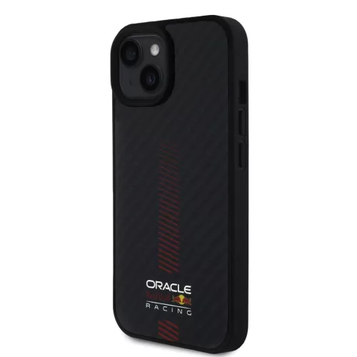 Red Bull Carbon Powerbar MagSafe tok, iPhone 15 - fekete