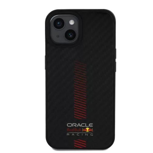 Red Bull Carbon Powerbar MagSafe tok, iPhone 15 - fekete