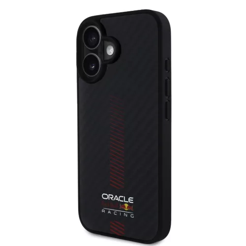 Red Bull Carbon Powerbar MagSafe tok, iPhone 16 Plus - fekete