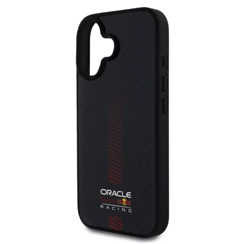 Red Bull Carbon Powerbar MagSafe tok, iPhone 16 Plus - fekete