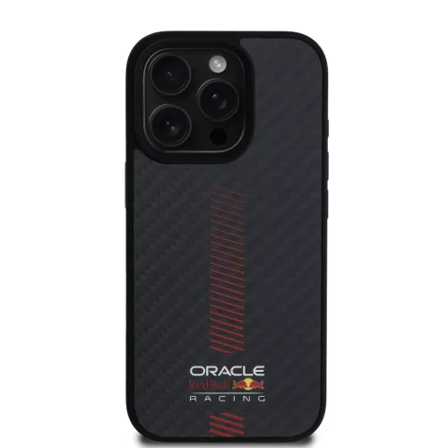 Red Bull Carbon Powerbar MagSafe tok, iPhone 16 Pro Max - fekete
