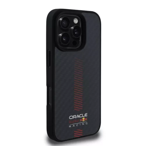 Red Bull Carbon Powerbar MagSafe tok, iPhone 16 Pro Max - fekete