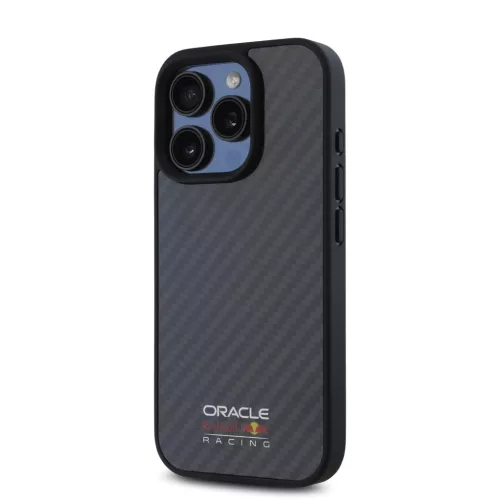 Red Bull Carbon Shiny Logo MagSafe tok, iPhone 16 Pro Max - fekete